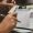 Close up of businessman checking memo and planning schedule on calendar planner
