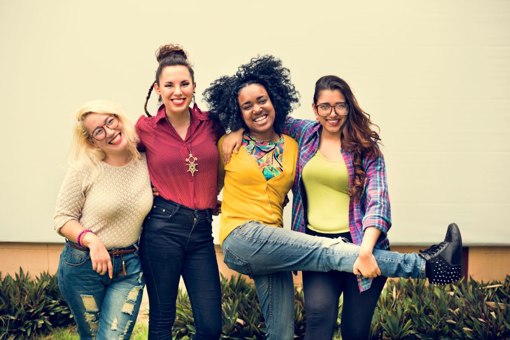 Group of Friends Happiness Enjoyment Concept